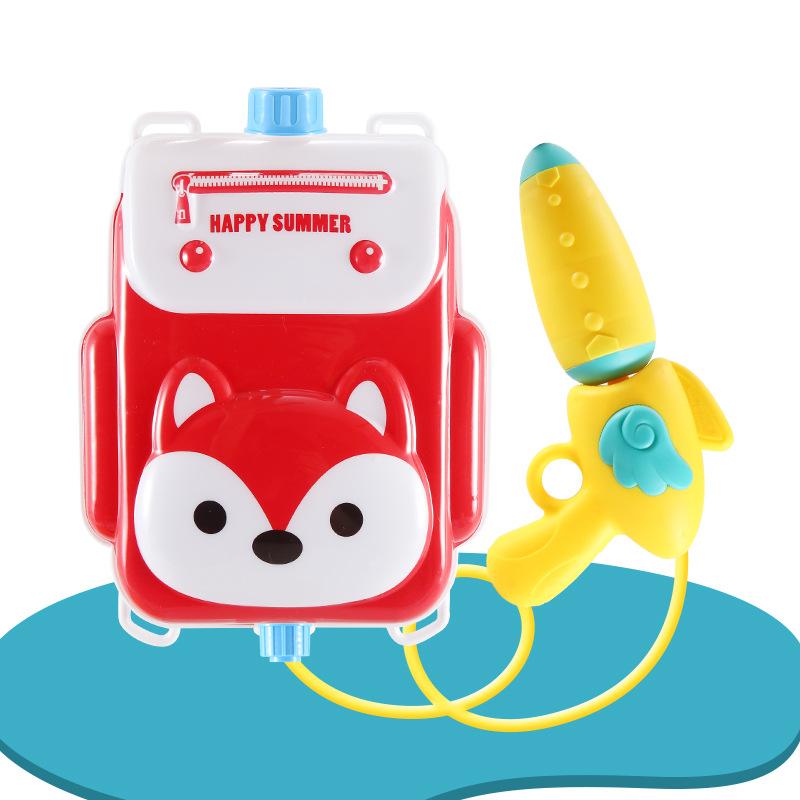 Toy water gun,Children Summer Outdoor Mini Cartoon Animals Baby Backpack Water Gun Beach Pool Party Fight Gun Toy for Kids Favor