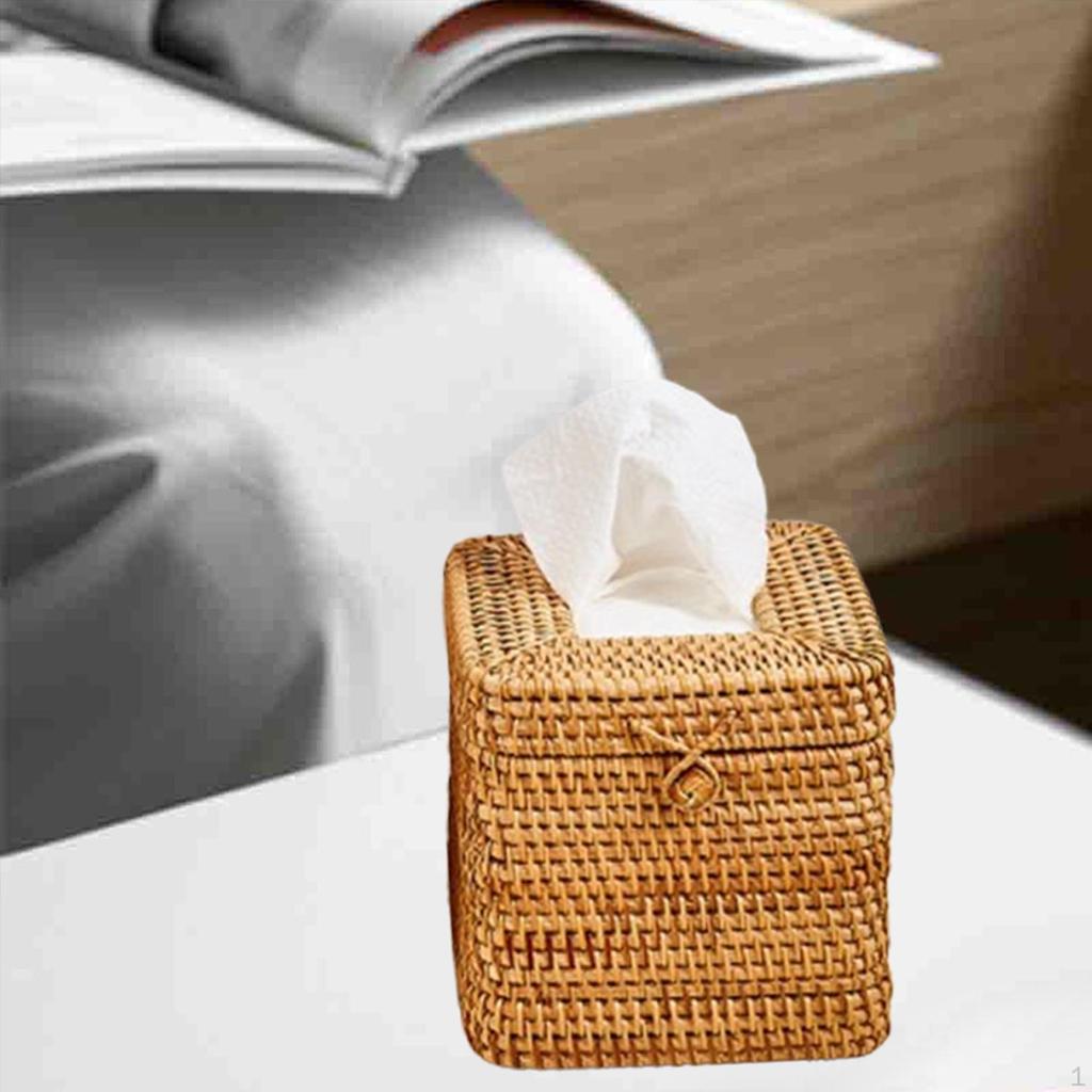 Tissue Box Cover Holder Case Retro Container Housewarming Gifts Paper Napkin