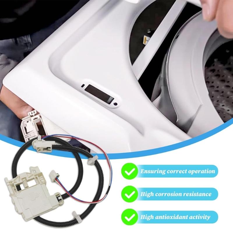 Washing Machine Lid Lock Washing Machine Repair Set Washer Maintenance Set Washing Machine Assembly for Secure Closure