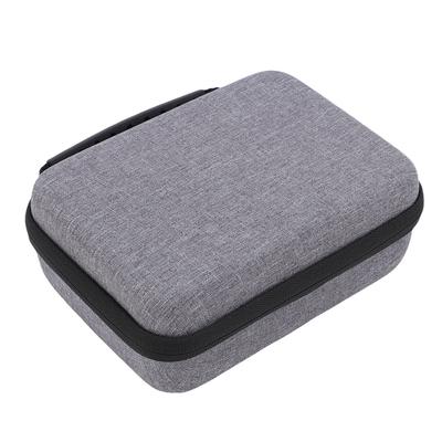 Портативный чехол для переноски небулайзера с силиконовой ручкой, сетчатым карманом, ручным ингалятором, твердый дорожный чехол, подходит для