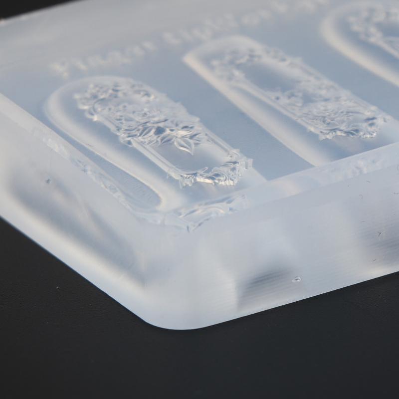 1 шт. Ретро 3D Формы для ногтей Рамка для окна Рамка с розой Форма для ногтей 3D Резьба Силиконовый Шаблон Инструменты для DIY Маникюра Декора