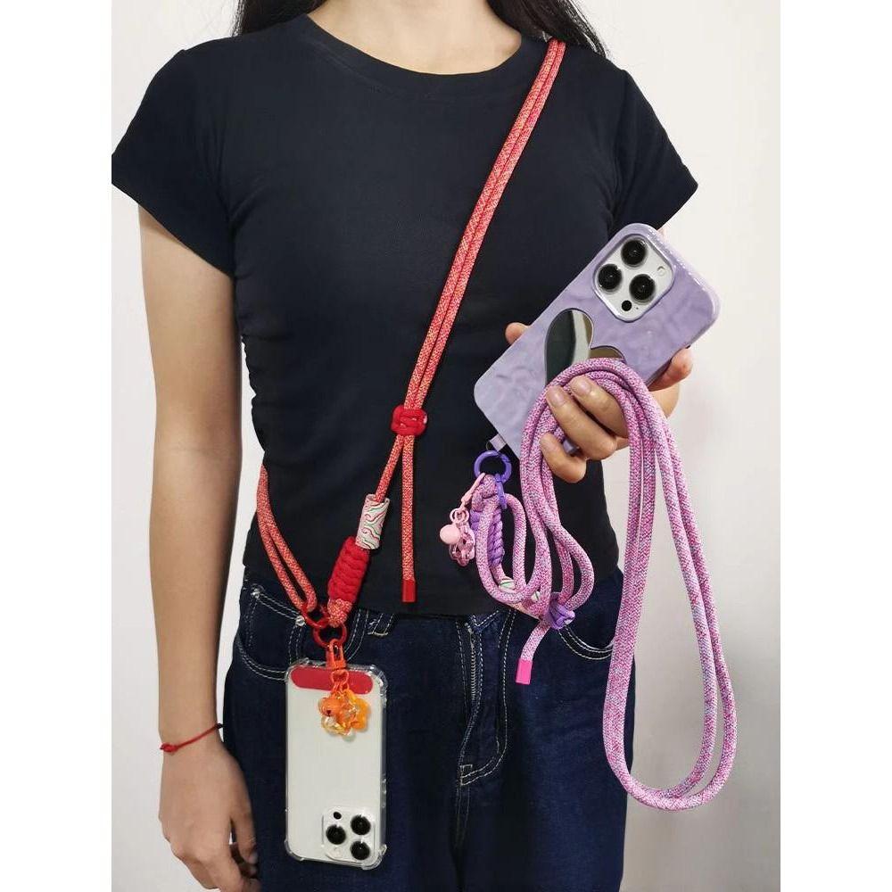 Adjustable Woven Phone Strap Durable Phone Necklace for Women & Men