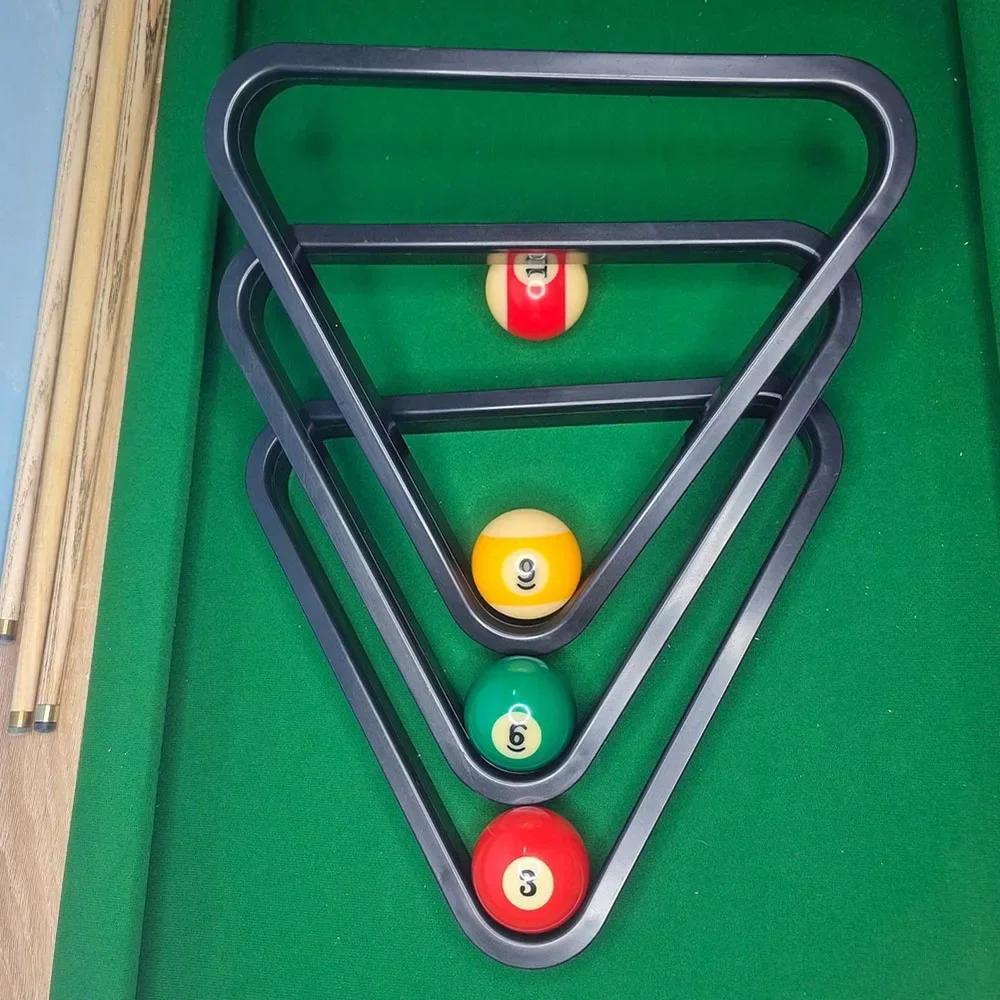 1Pc Plastic Billiard Ball Rack Triangle Frame Snooker Accessories for Pool Table Game Room Supplies Multiple Size Options