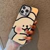 Милый Аниме Чехол для Телефона Пара Любителей Собак для IPhone 11 12 13 14 15 16 Pro Max X XS MAX XR SE 7 8Plus Ударопрочный Бампер Жесткий Чехол