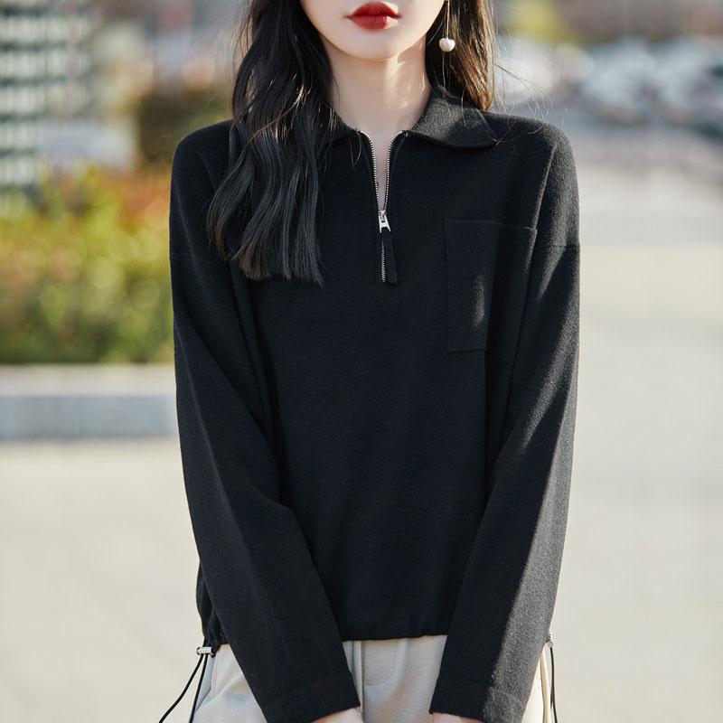 Женский кашемировый свитер Qinghe кашемир 50% шерсть 50% шелк Женский осенне-зимний кашемировый свитер мягкий и теплый