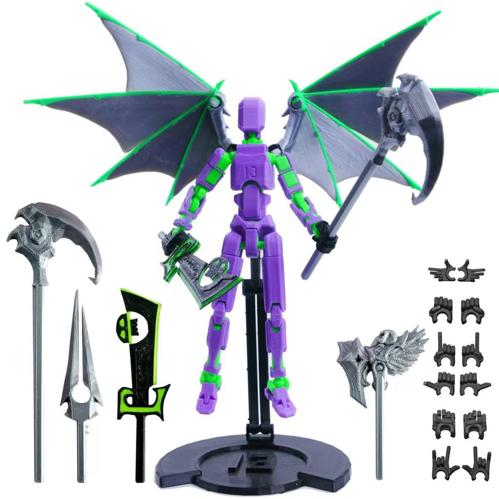 Набор мобильных кукол, 3D-печатная мобильная кукла-робот Титан, подвижная мобильная кукла, подходит для коллекционеров, украшение рабочего стола