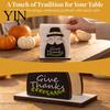 Fall Holiday Dining Accessories Thanksgiving Gnome Turkey Napkin Holder, Wooden Table Storage Rack, Kitchen Counter Organizer Autumn Tabletop