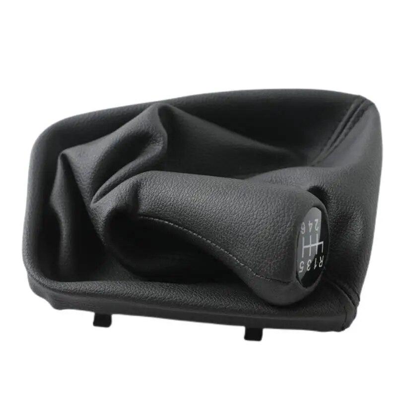 5/6 Speed Gear Shift Knob Leather Gaitor Boot For BMW E46 316i 318i 320i 323i 328i 330i 1998 1999 2000 2001 2002 2003 2004 2005