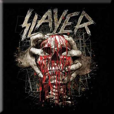 Магнит на холодильник с черепом Slayer