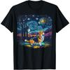 Dog Lovers Starry Night Corgi Men Women Girls Kids T-Shirt