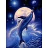 DIY 5D Diamond Mosaic Dolphins Diamond Painting Cross Stitch Kits Home Decoration