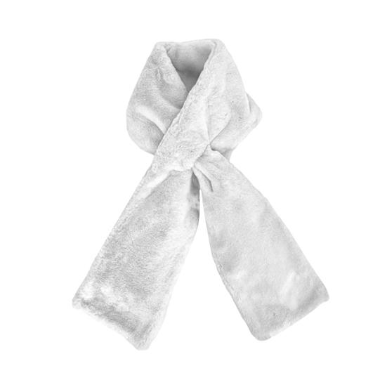 Шарф со скрытой молнией однотонный мягкий удобный теплый унисекс зимний шарф кошельки телефоны карман искусственный мех шарф-петля