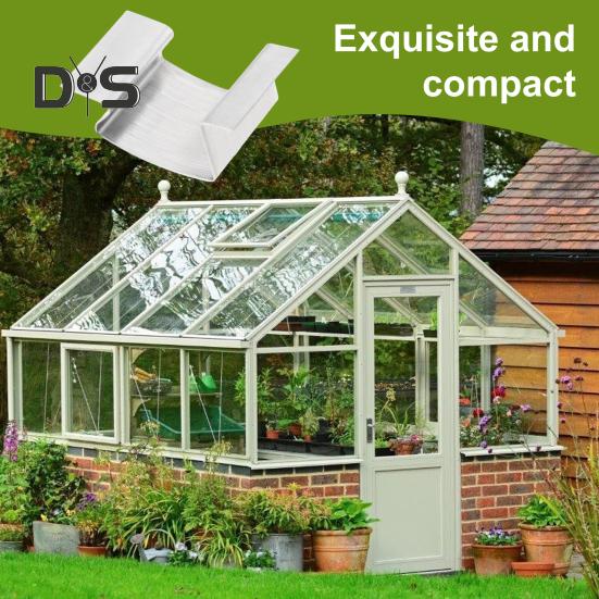 Зажимы для стекла теплицы, пружинные зажимы G из нержавеющей стали, устойчивые к ржавчине, зажимы для остекления теплиц, для ремонта остекления, замена зажимов