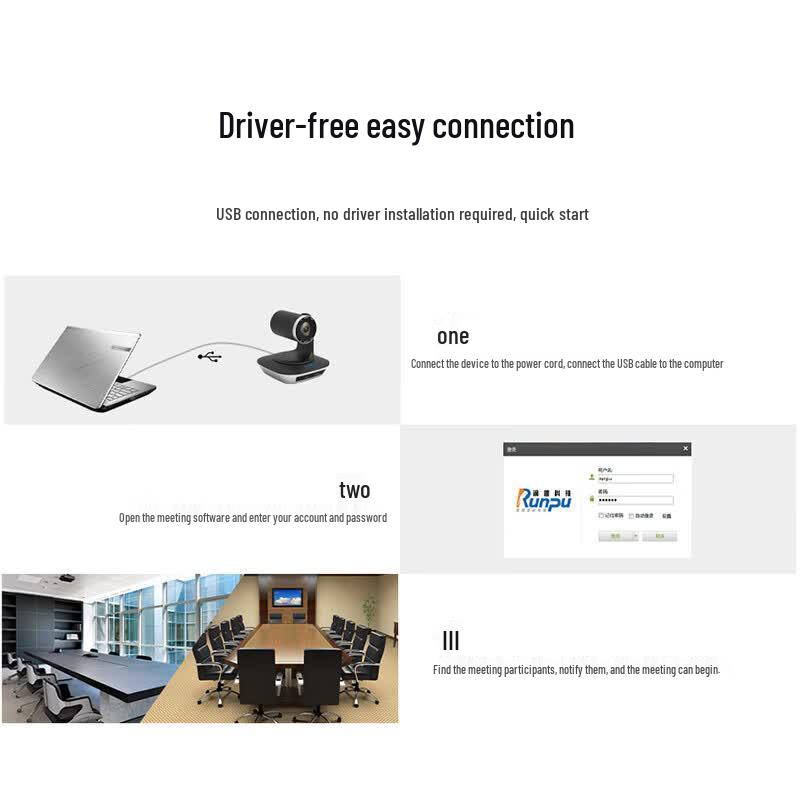 Runpu RP-V10-1080H 10x Zoom HD Video Conference Camera (CN version)