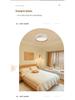 Nordic Japanese Style Round LED Ceiling Lamp for Bedroom - Eye Protection and Home Decor Lighting