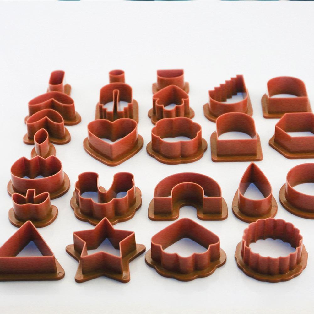 142pcs Different Shape Polymer Clay Cutters Set Stainless Steel Clay Tools Set Jewelry Making