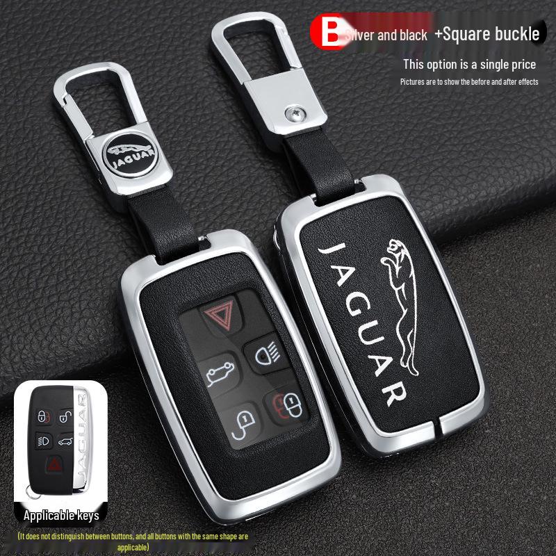 Jaguar Key Case for XFL, XEL, F-Pace, F-Type, XF, XE, XJ, E-Pace Models