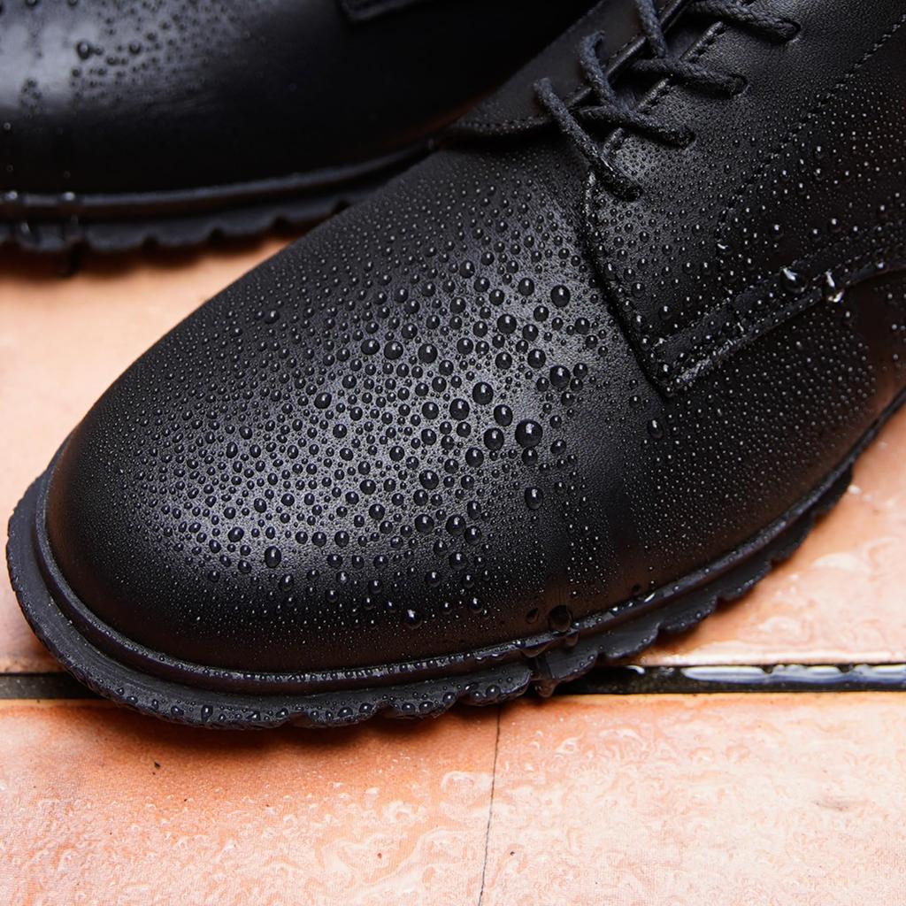 Черные кроссовки размера L, деловая обувь, водонепроницаемые [Spingle] SP-6153 (26.5см) Мужской