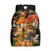 Типы персонажей Italian Brainrot Рюкзак Наружный Студенческий Походный Путешествия Смешной Мем Daypack Ноутбук Компьютер Сумка через плечо