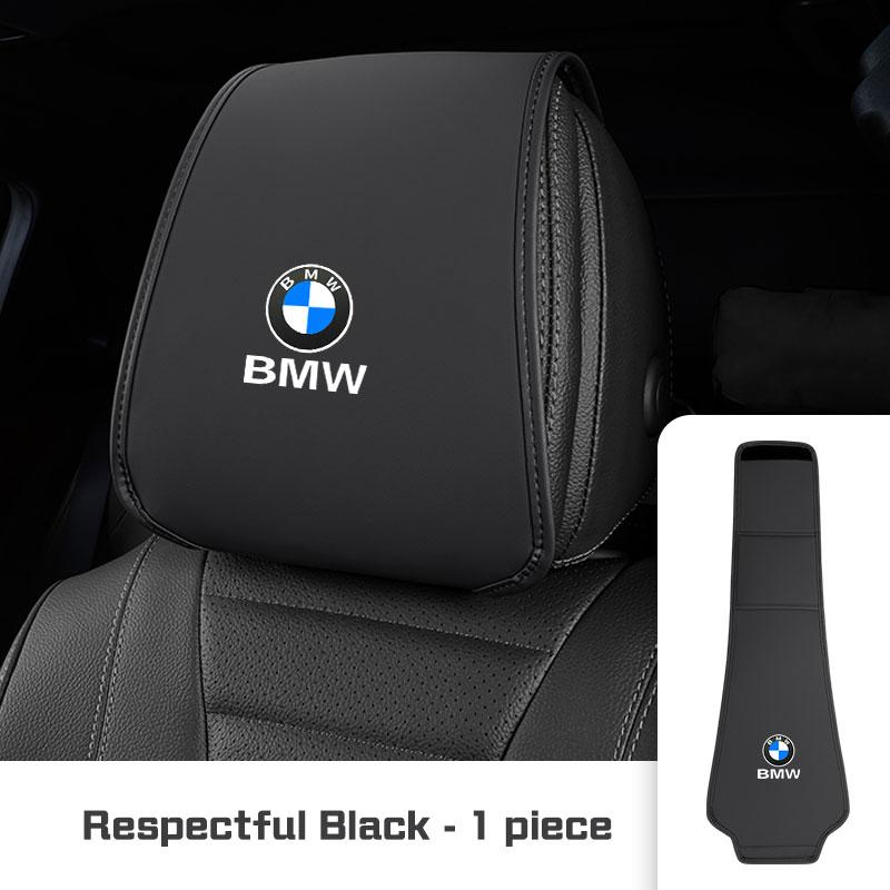 Leather Car Seat Headrest Protective Cover Accessories For BMW 1 2 3 4 5 6 7 Series G20 G30 F48 E90 E36 F30 F10 X1 X3 X4 X5 X6X7 II9