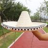 Decorations Wedding Costume Halloween Cosplay Hat Show Straw Wear Straw Hat Mexican Pompom Hat