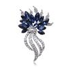 Fashion Rhinestone Brooch Crystal Flower Women Hats Scarf Suit Brooch Clothing Buckles Pins For Women Sale Bouquet Decoration