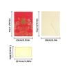 Traditional Chinese New Year Greeting Card Paper Sculpture Festival Greeting Card for Family Friend New Year Presents