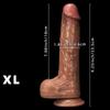 Realistic Soft Liquid Silicone Simulation Dildo Female Masturbator Adult Sex Toy Realistic Penis Strap On Cock