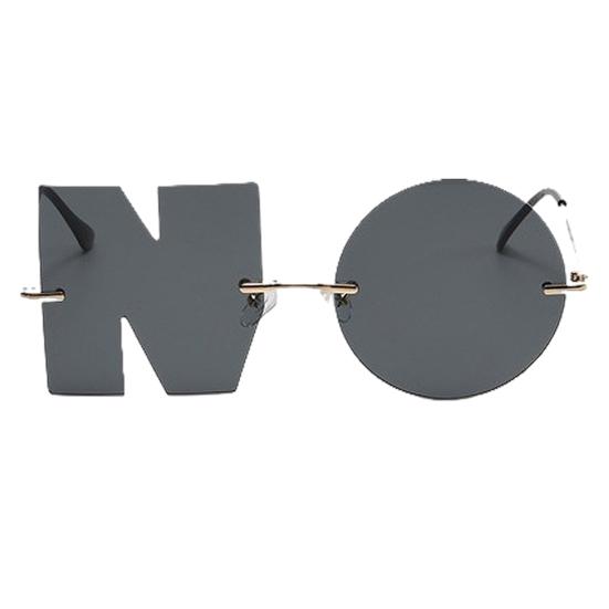 Декоративные очки без линз с индивидуальными буквами, солнцезащитные очки для фотосъемки, без оправы, с защитой от УФ-излучения, с зеркальным отражением, для путешествий на открытом воздухе и пляжа