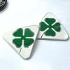 Металлические 3D декоративные наклейки с четырехлистным клевером для автомобиля, автозапчасти, чехол для украшения автомобиля, царапины