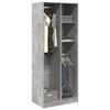 VidaXL Wardrobe Concrete Grey 80x50x200 Cm Engineered Wood, Storage Cabinet, Wardrobe Organizer, Cabinet, 3307759