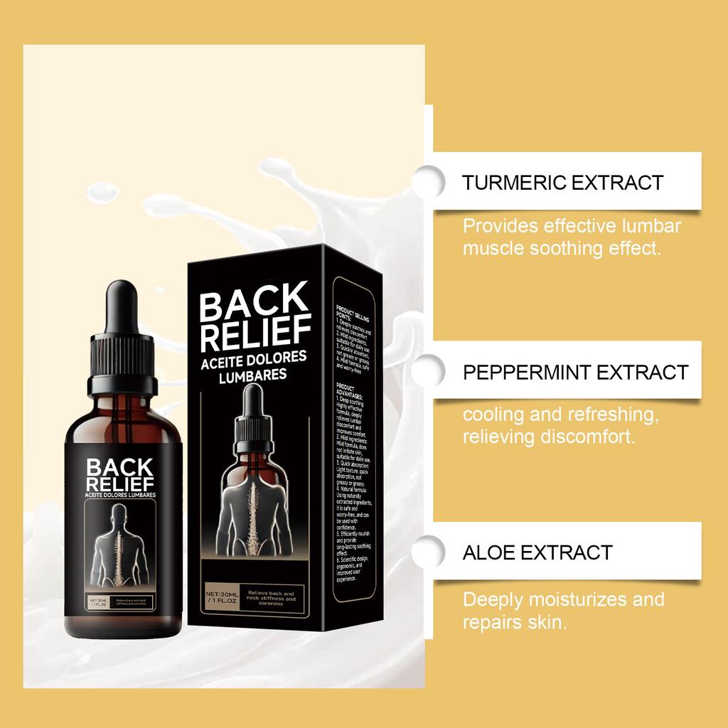 Масло для снятия боли, массажное масло для облегчения боли, массажное масло для снятия мышечной боли, скованности спины и шеи, улучшение состояния сухожилий и устранение дискомфорта, мягкие ингредиенты, 30 мл