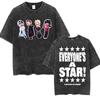 5 Seconds of Summer Everyone's A Star 2026 Мировой Тур Винтажная Стирка Харадзюку Хип-Хоп Оверсайз Унисекс Футболка