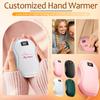 Персонализированная зарядная грелка для рук с дисплеем
