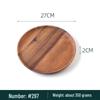 Acacia Wood Round Fruit & Snack Plate