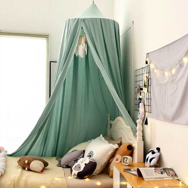 Детская москитная сетка для детской кроватки, сетка принцессы для девочек, москитная сетка для детской комнаты, подвесной купол, детская кровать с балдахином, палатка, декор для комнаты для маленьких девочек