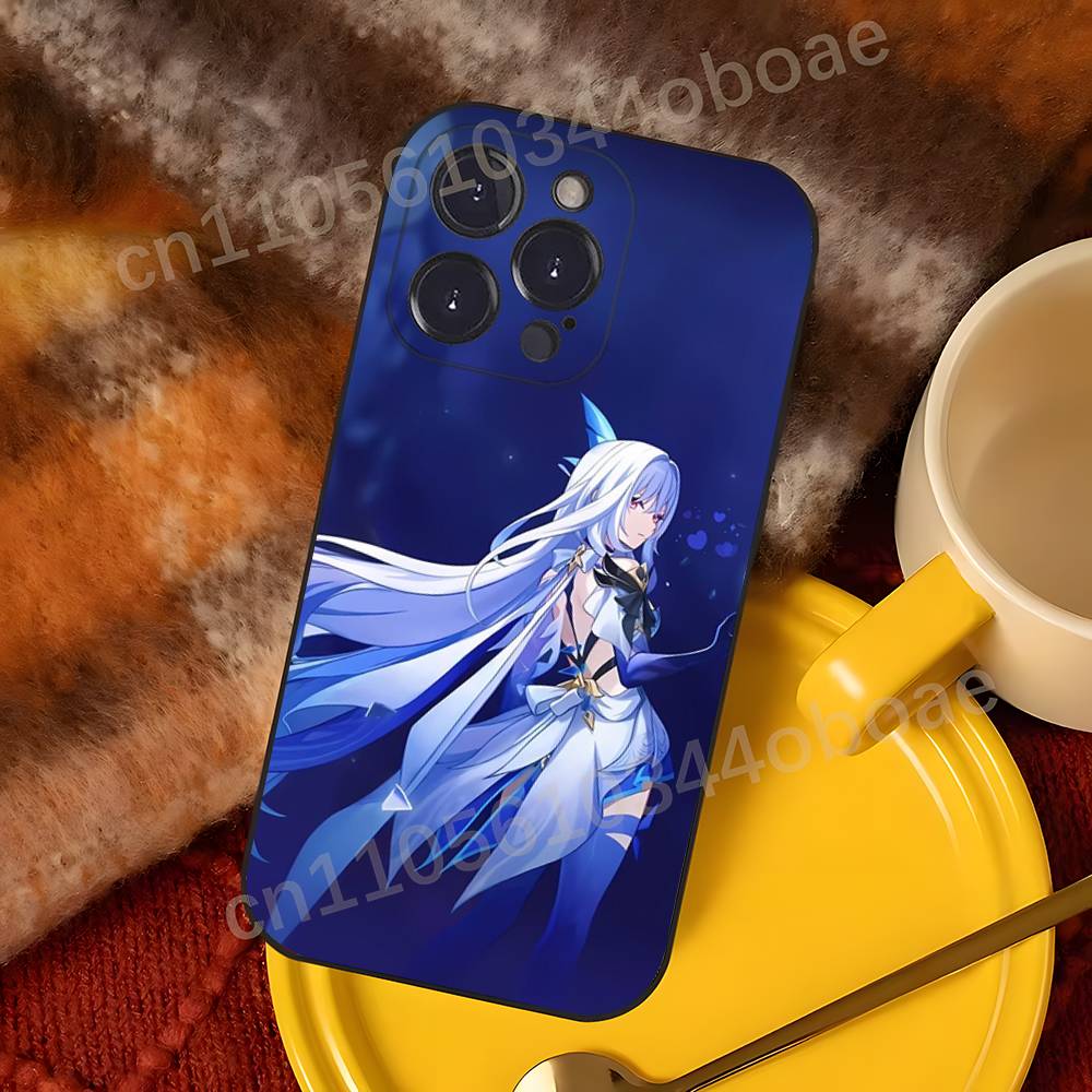 Чехол для телефона Genshin Impact S-Skirk для iPhone 17,16,15,14,13,12,11,Pro,Max,Plus Ударопрочный чехол