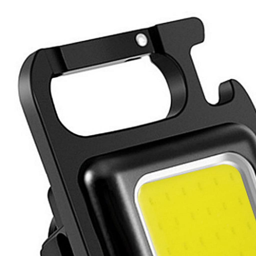 Мини COB Рабочий свет Высокая яркость Портативный Сильный магнитный USB Зарядка Складной Светодиодный Брелок-фонарик