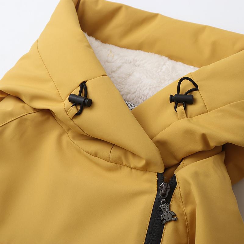 Зимняя детская одежда Теплая флисовая подкладка Мальчики Слитный комбинезон Ветрозащитный Детский лыжный комбинезон Детские комбинезоны для девочек