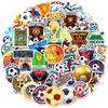 50 New Football Stickers Cartoon Luggage Stickers Decoration World Cup Football Stickers