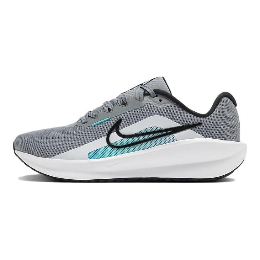 Nike DOWNSHIFTER 13 Износостойкие Низкие Повседневные Кроссовки для Бега Мужские Серо-Белые Зеленые FJ1284-005