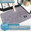 Thickened Non-Slip Absorbent Bathroom Floor Mats - Waterproof & Dirt-Resistant Door Mats and Toilet Foot Mats.