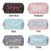 Reversible Double Color Mermaid Sequin Handbags Pen Bag Makeup Bag Cosmetic Storage Zipper Pouch