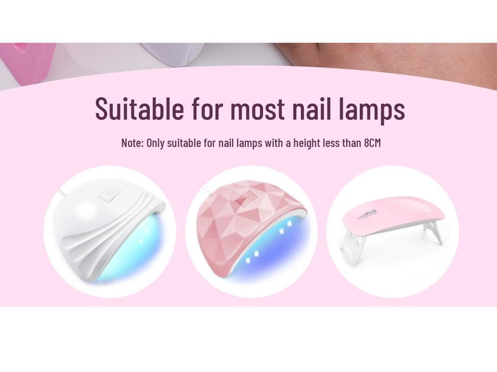 Портативная складная подставка для рук для русского маникюра с держателем для лампы