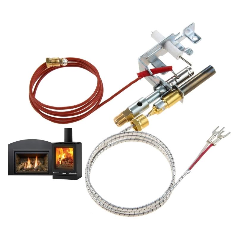 Propane Gas PilotsAssembly Include Thermocouple and Thermopile PP225 R3623 14D0477 103778-01 for Empire Fireplaces Stove