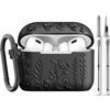AIRSPO Airpod Pro 2nd Generation Case, 3D Floral Embossed Soft Silicone Protective Cover with Cleaner Kit for Apple Airpods Pro 2nd 1st Gen Case with