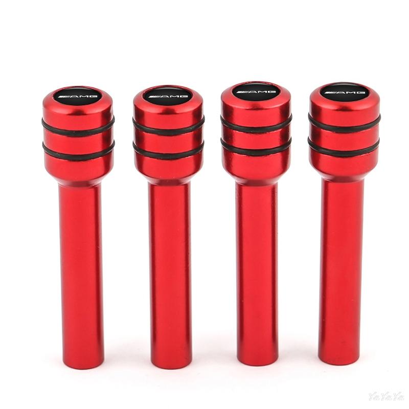 REE4 Car Door Lock Knob Security Knob Pull Pin Accessories For Benz AMG W212 W204 W168 W213 W205 A B E Class CLS CLA CLB GLE Stickers