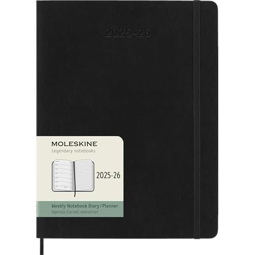 Блокнот Moleskine 2025 Начиная с 18 месяцев Ежедневник Большой Формат (Ширина 13см x Высота 21см) Мягкая обложка Черная DSB18DC3Y26