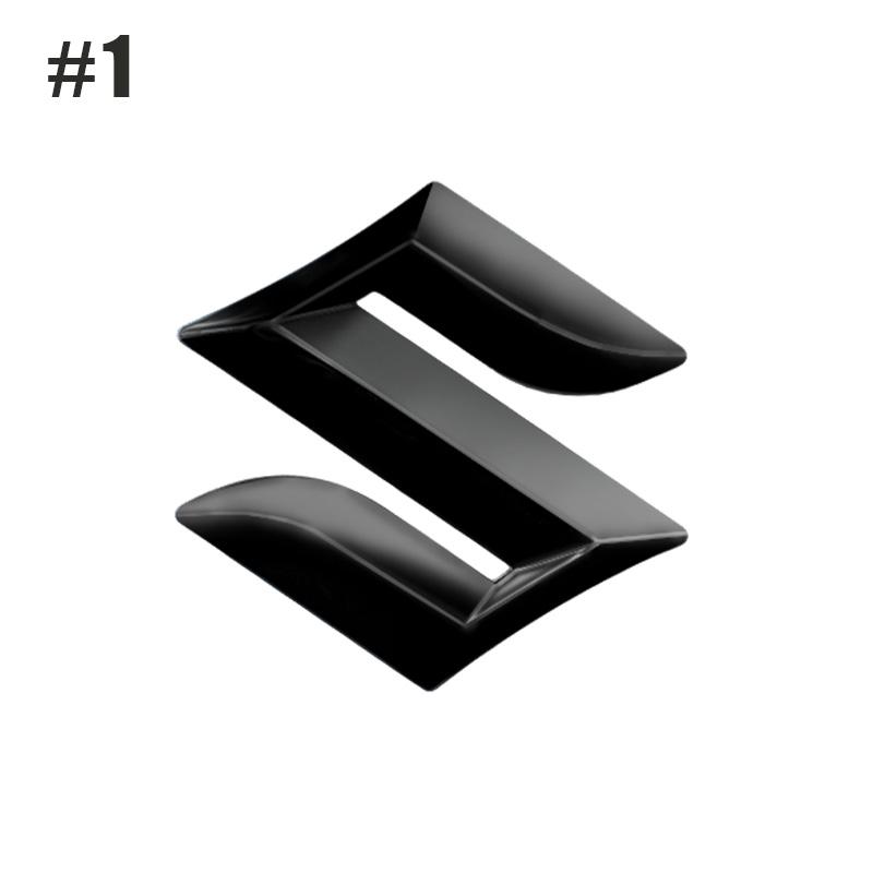 Suzuki Swift SX4 Alto Baleno Jimny Car Hood Front & Rear Emblem Badge ABS Grille Logo Sticker for Vehicle Compartment