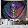 Moonlit Meditation Tapestry Room Decoration Wall Hanging for Living Room Bedroom, dormitory, Birthday and Christmas gifts